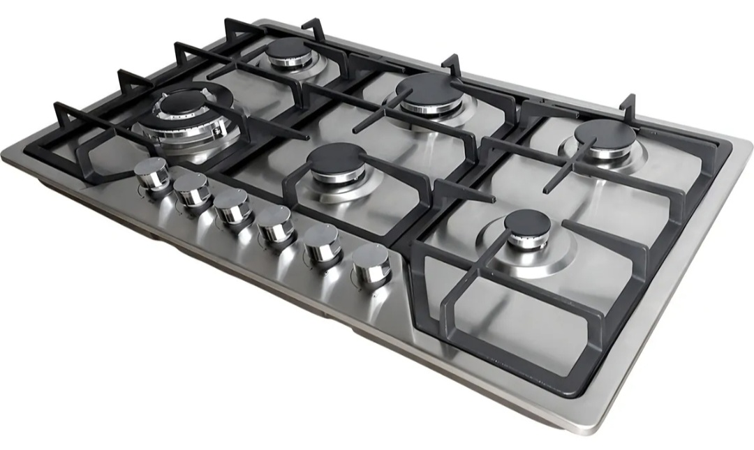 Parrilla 6 quemadores Acero Inoxidable